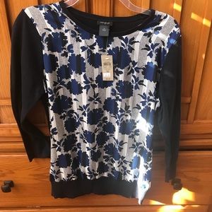 Ann Taylor Flower Sweater
